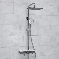 Wasserkraft A113.069.127.CH Thermo Душевая система с термостатическим смесителем Wasserkraft A113.069.127.CH Thermo Душевая система с термостатическим смесителем